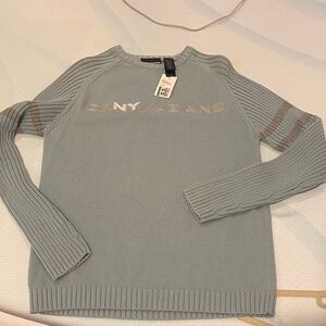 BNWT DKNY Men's Light Gray Crewneck Sweater